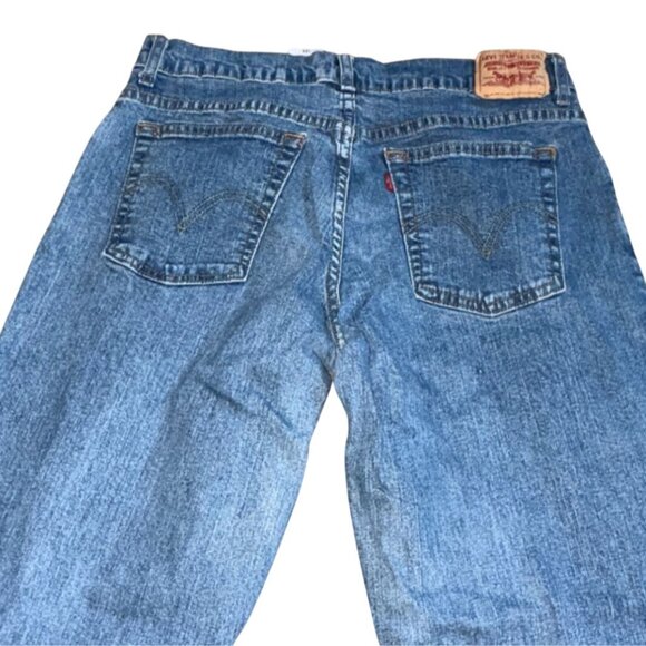 Levi's Womens Relaxed Bootcut 550 Denim Jeans-Blue-Size 12S-GUC - Picture 7 of 7